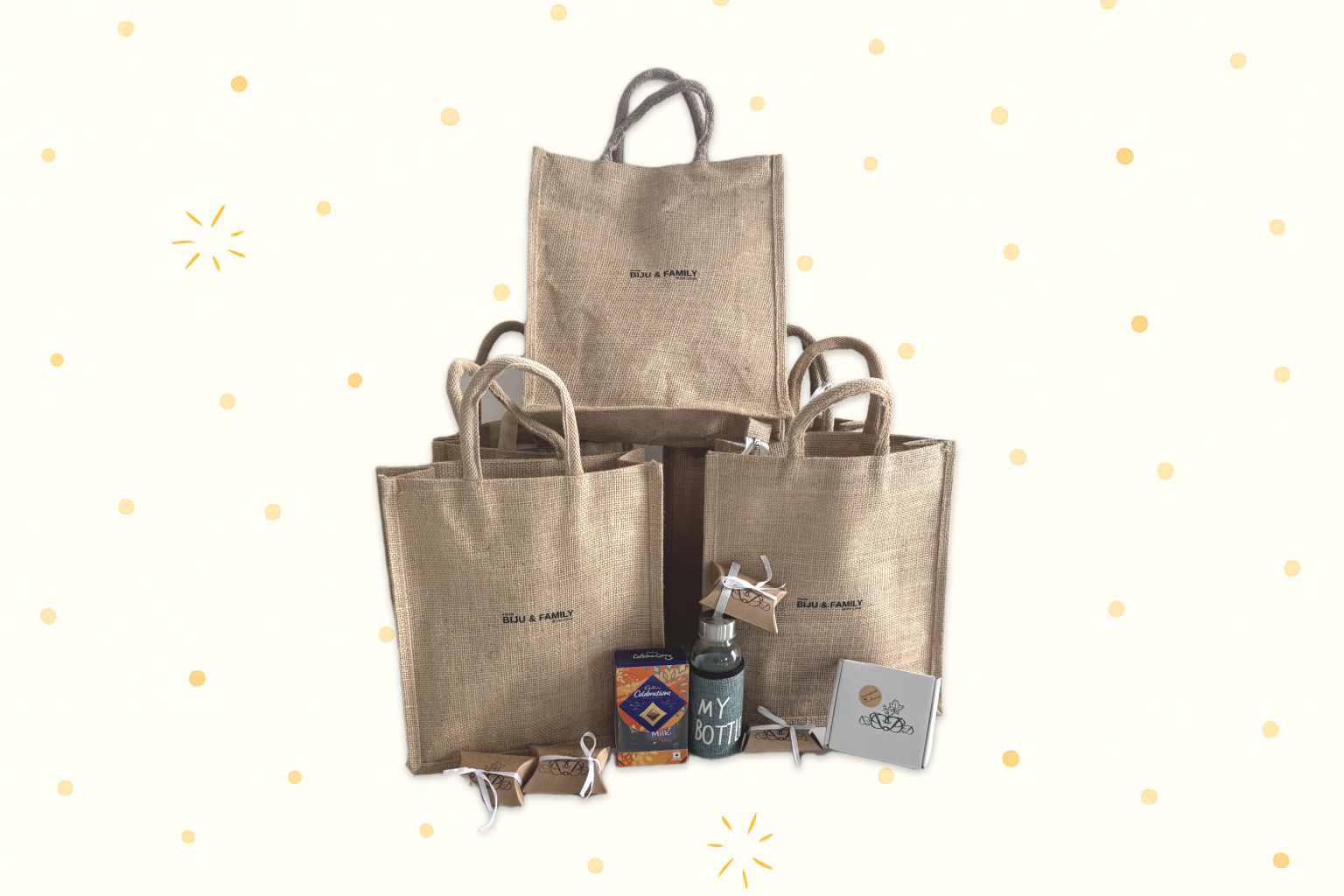 Hamper delivered to client